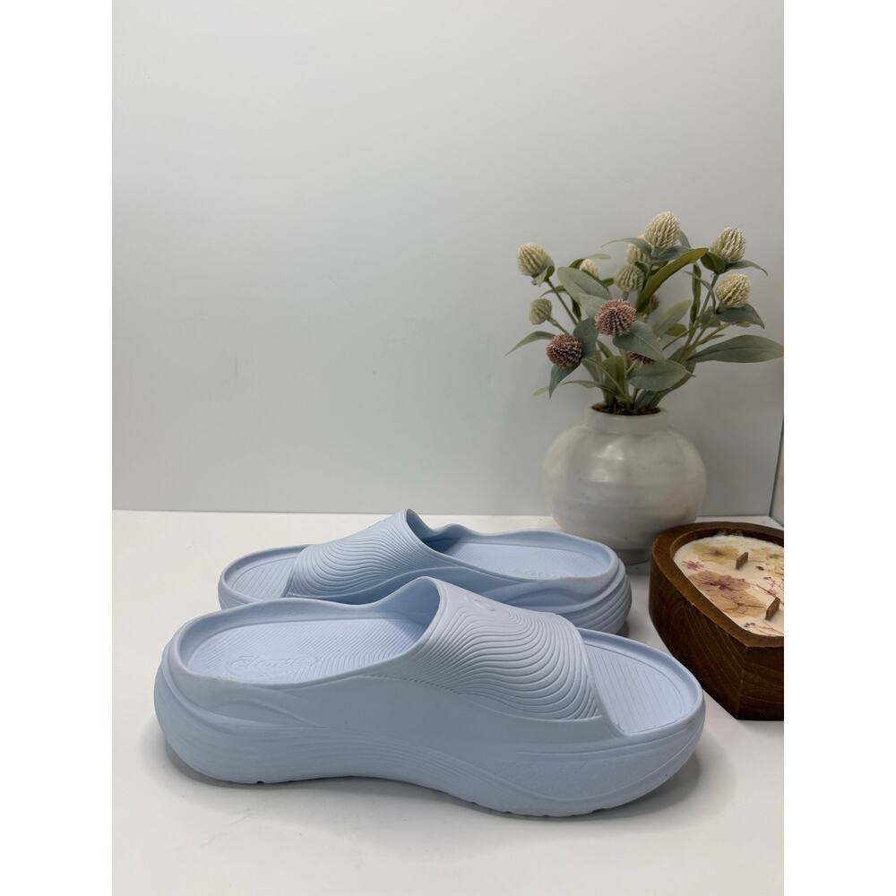 Clove Supercush Recovery Slide Comfort Cloud Blue Women 9/Men 8 - Picture 6 of 9